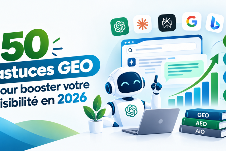 50 astuces GEO pour booster votre visibilité sur les moteurs de recherche IA en 2026